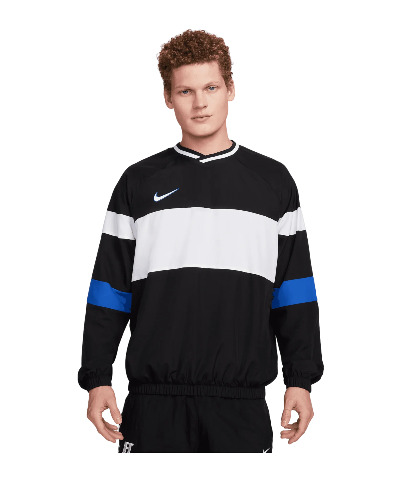 Nike Academy Crew Sweatshirt Schwarz Weiss F010