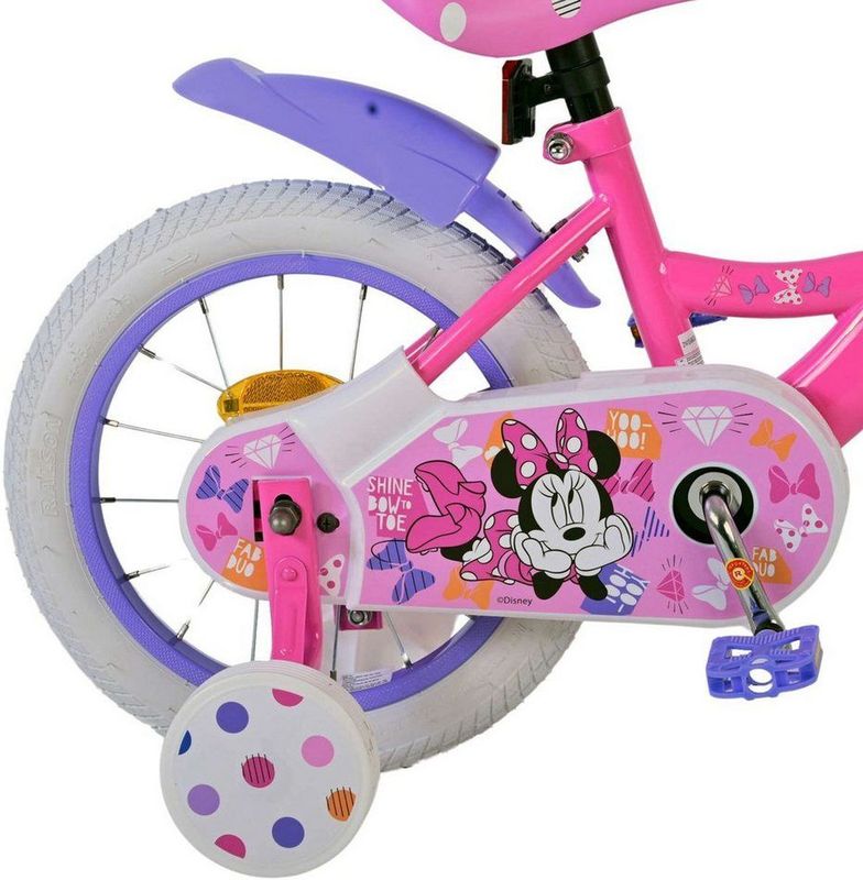 Disney - Minnie - Kinderfiets - Roze - 14 Inch
