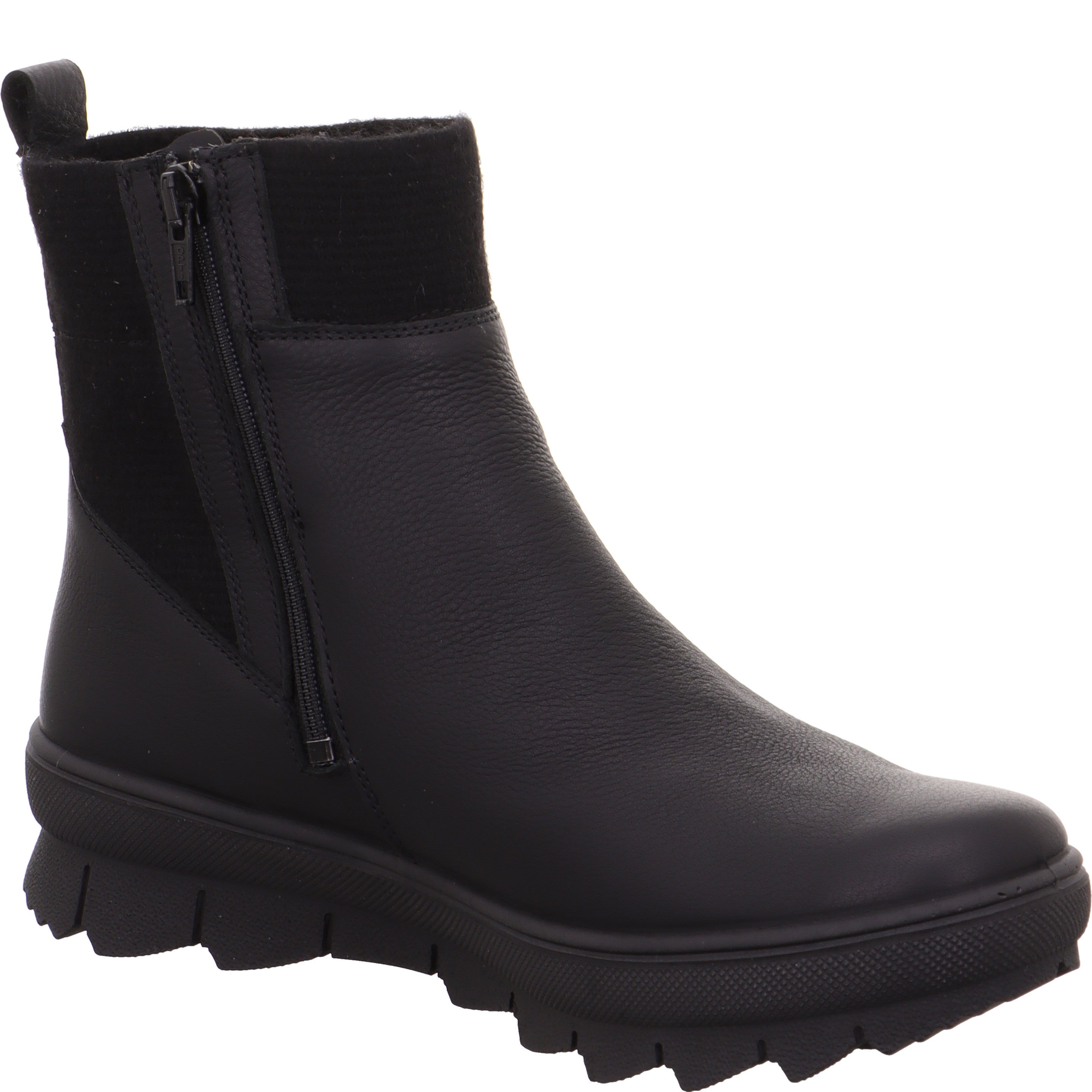 legero NOVARA Damen  Stiefelette mit Reißverschluss - Farbe: Schwarz - Größe: 8