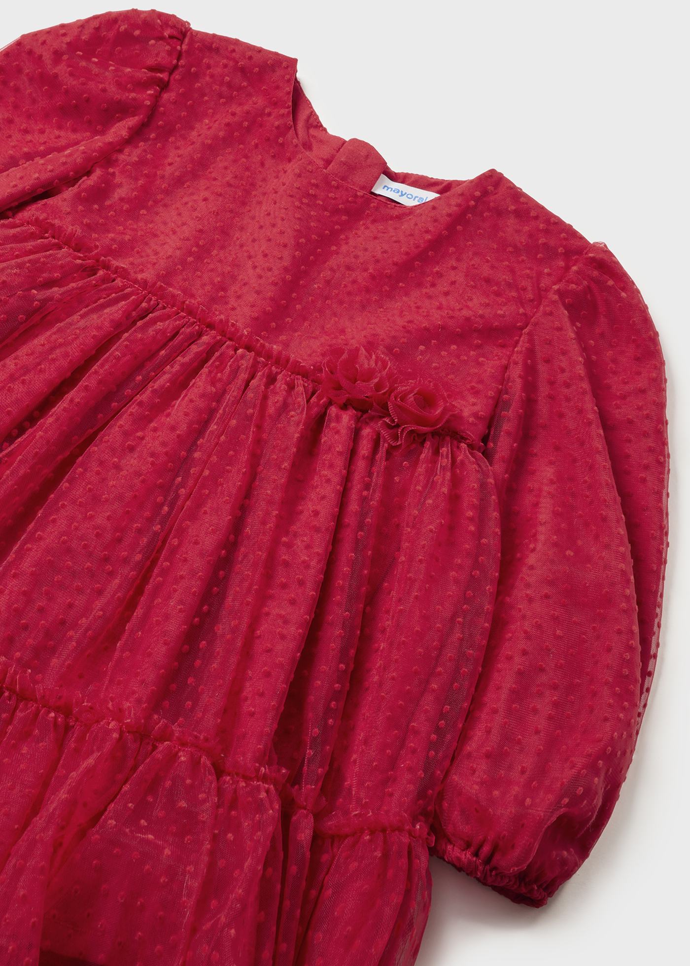 vestido de tule para bebê