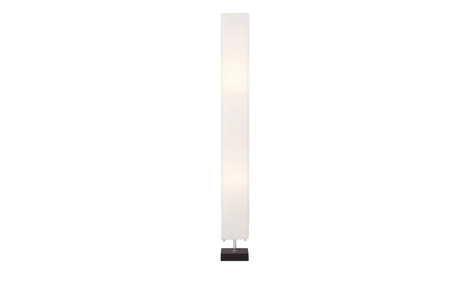KHG Stehlampe mit weißem Papierschirm, Holzfuß
