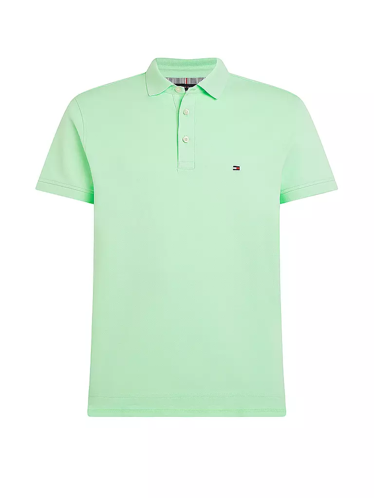 TOMMY HILFIGER Poloshirt Slim Fit hellgrün