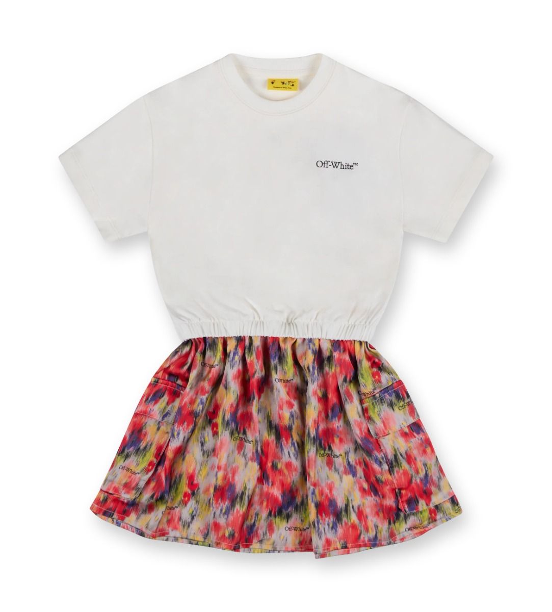 Off-White All Over Chine Mix Dress Multicolor
