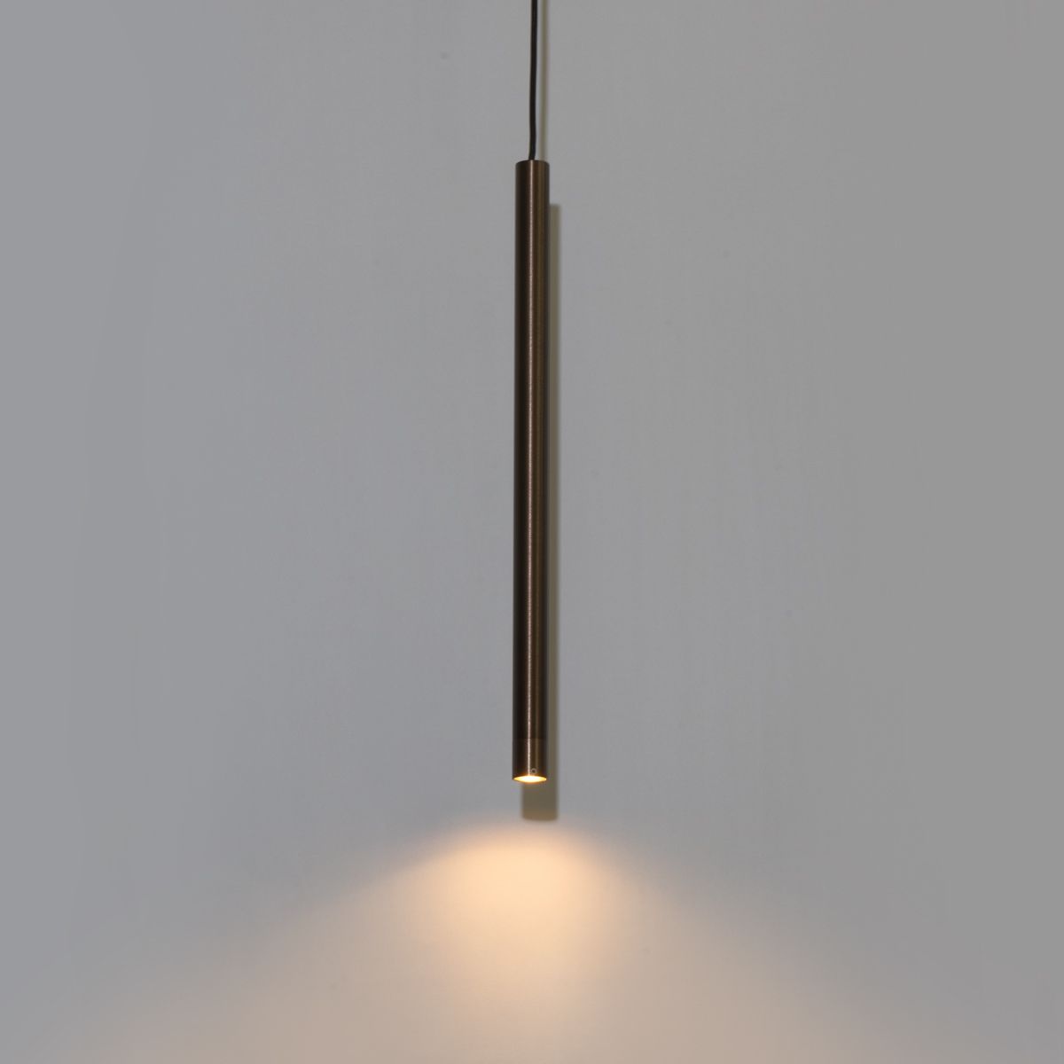Moderne hanglamp donkerbrons voor railsysteem 1-fase  - Iconic Frini