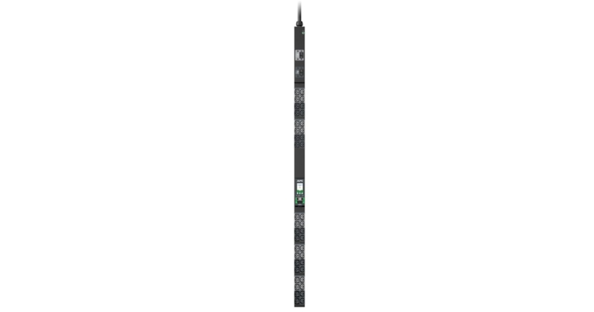 APCAPDU10350ME - Metered, 0U, 32A, 400V  (Zwart, (24x) C13/15 + (24x) C13/15/19/21, IEC60309 32A 3Fase stekker)