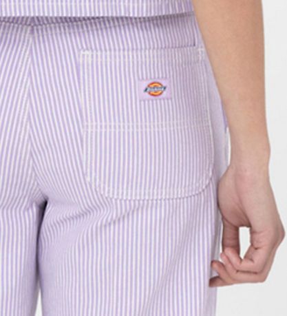 Dickies Jeans - Hickory aus Hickory - gestreift Lila/Weiß