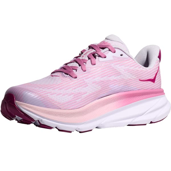 Chaussure running HOKA ONE ONE CLIFTON 9 YOUTH STARLIGHT STARLIGHT GLOW / WILDFLOWER