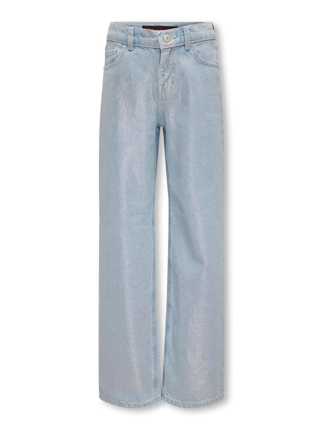 KOGCANAL Weiter Beinschnitt Jeans Light Blue Denim