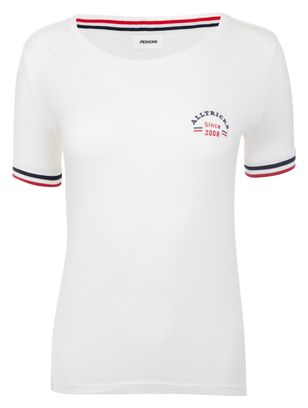 Tee-Shirt Manches Courtes Alltricks Sport d'Epoque Blanc Femme