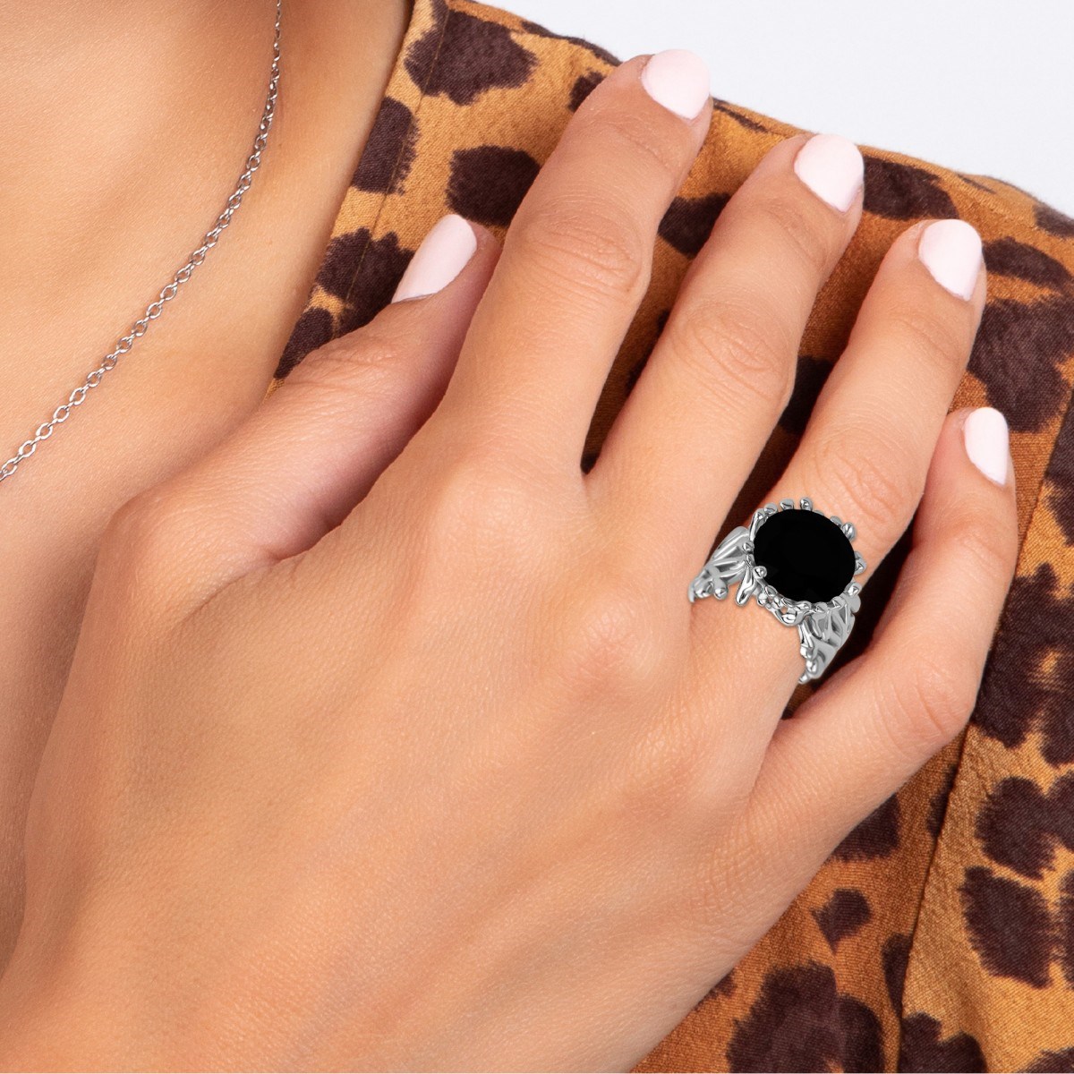 Bague ajustable SC Crystal ornée de Zirconium