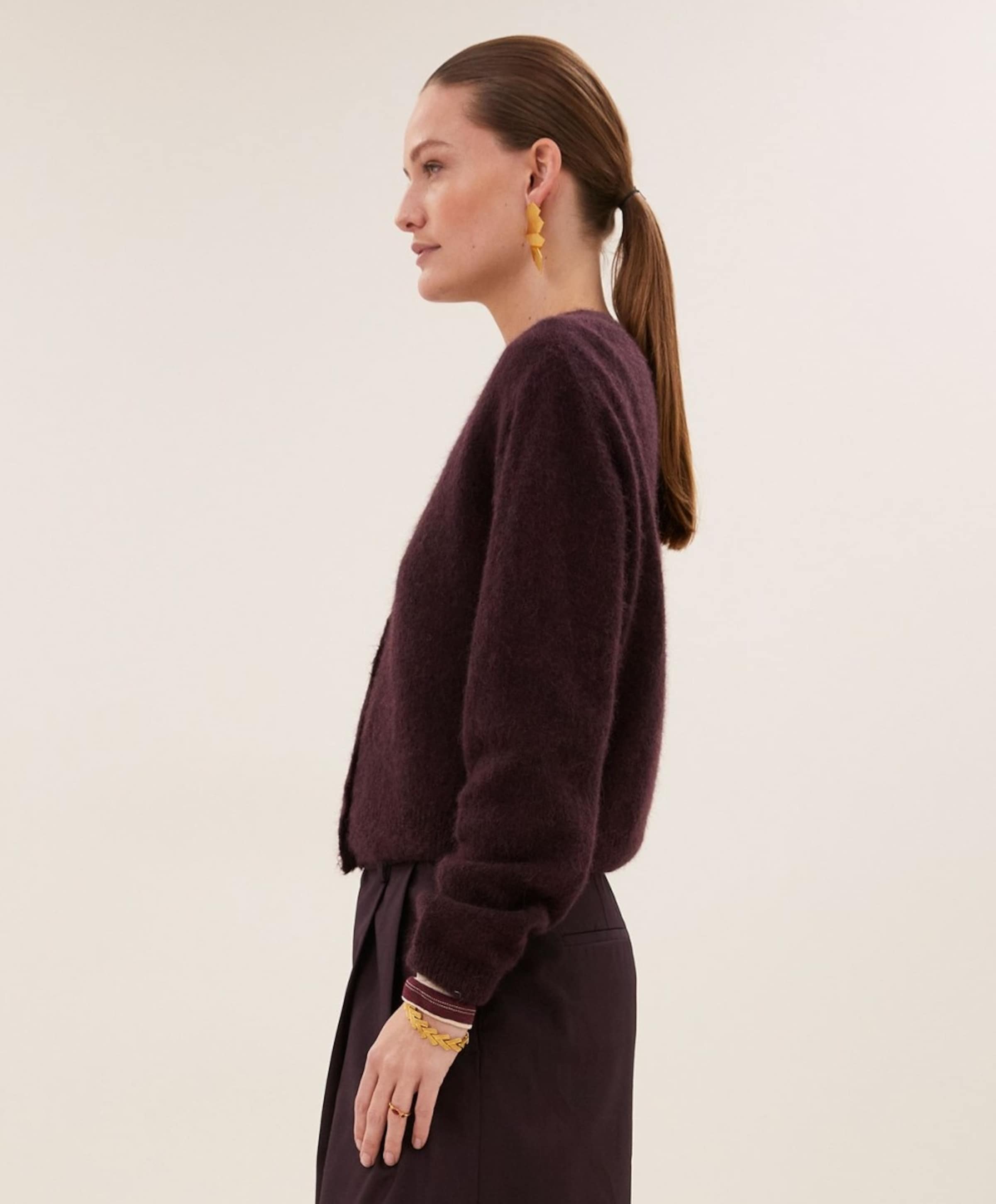 by-bar Dames vest bordeaux
