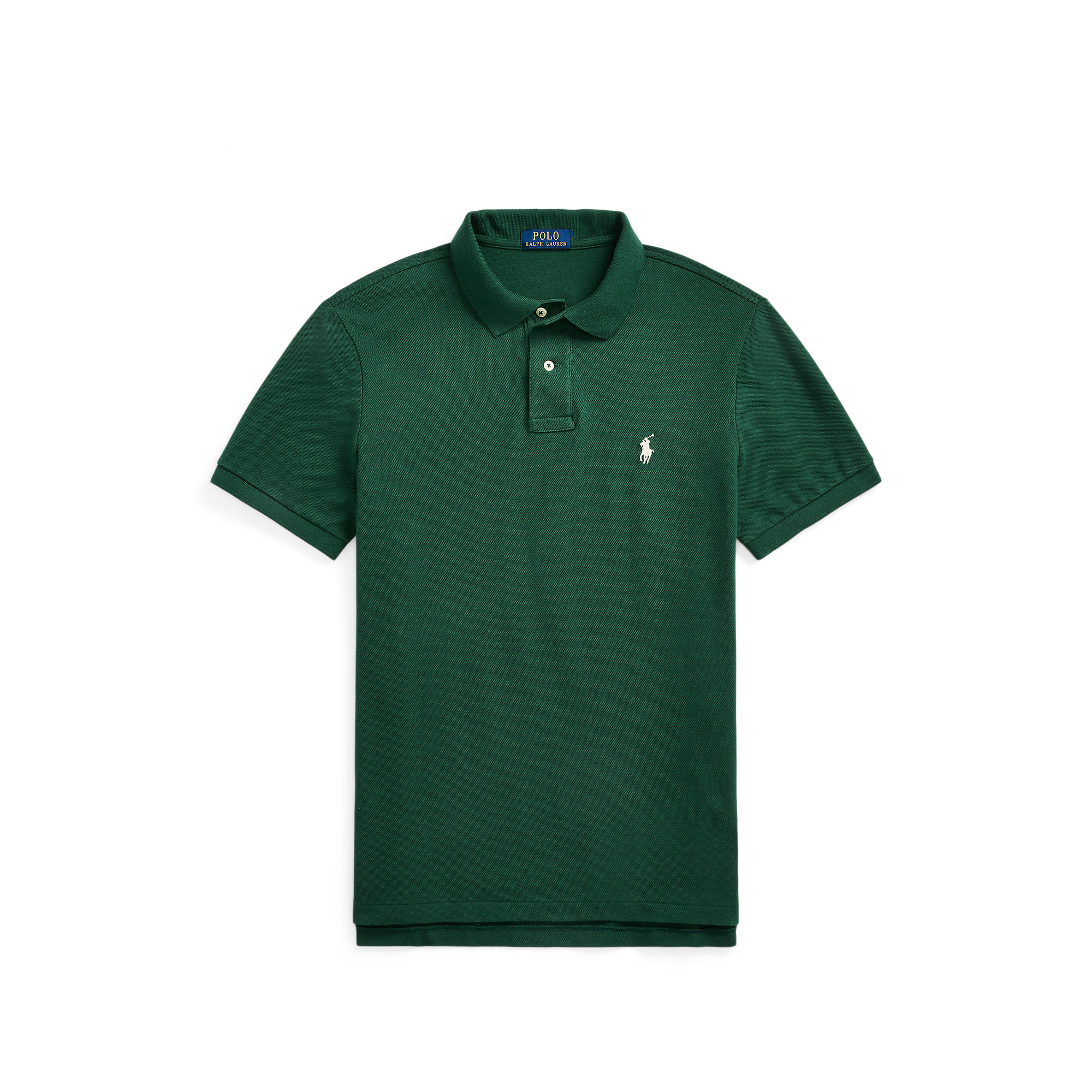 Polo slim-fit en coton | Vert