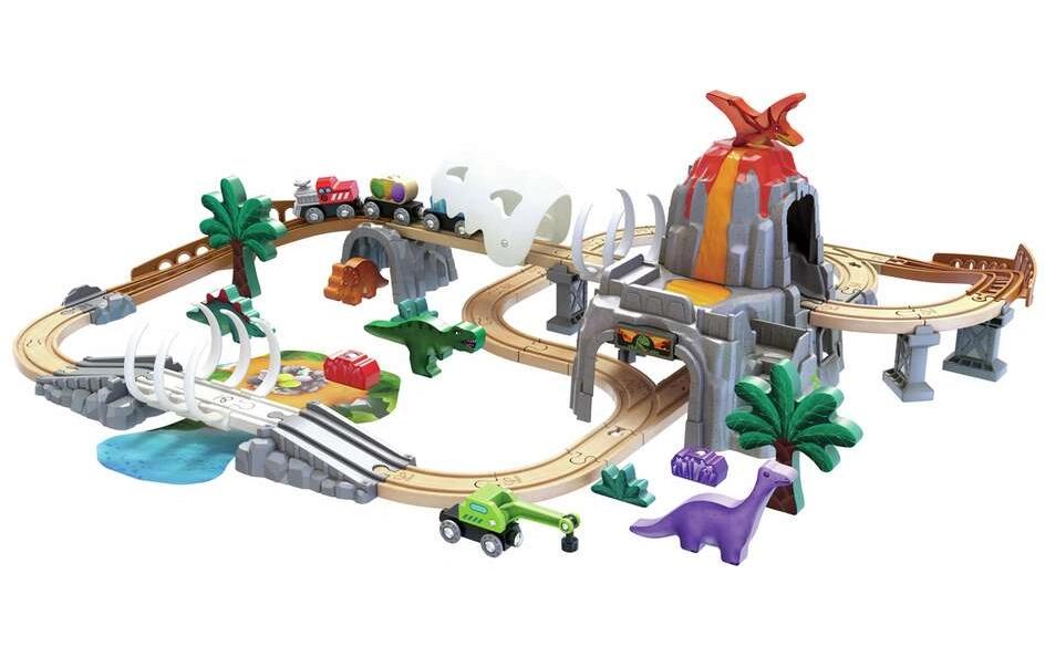 Dino-Eisenbahn-AbenteuerEisenbahn-Set aus 61 Teilen