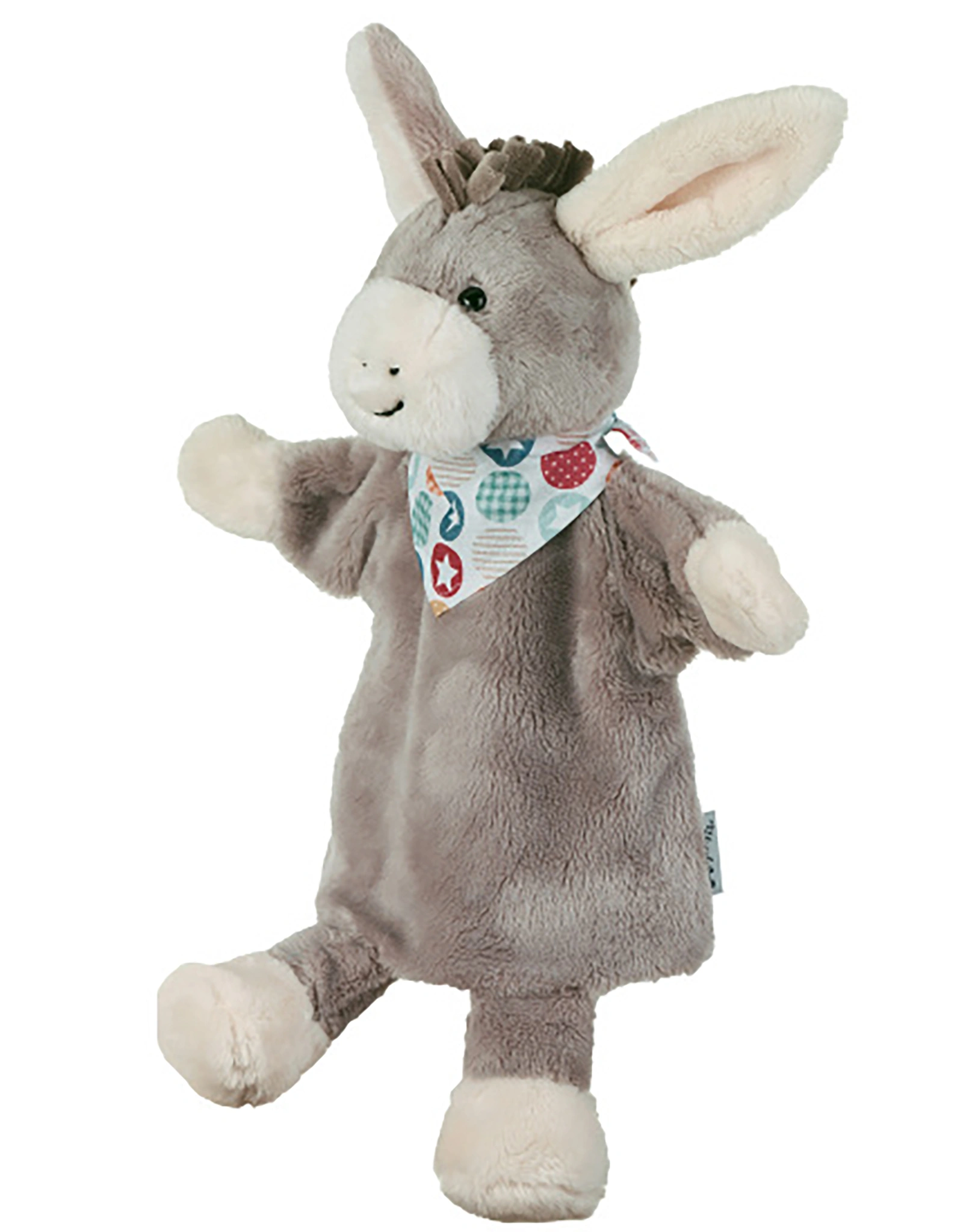 Handpuppe EMMI ESEL (34cm) in grau