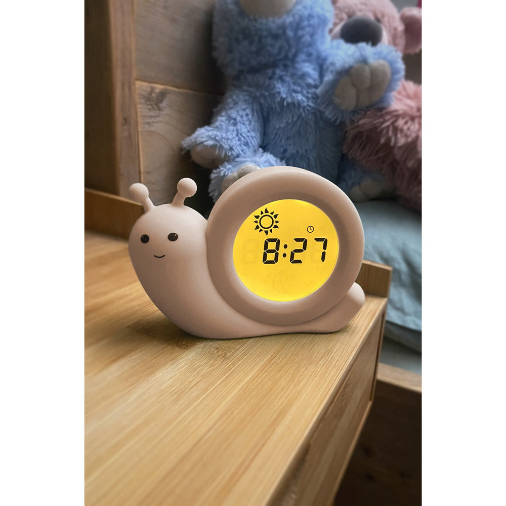 Køb Alecto Beige Søvntræner, Natlys og Alarm