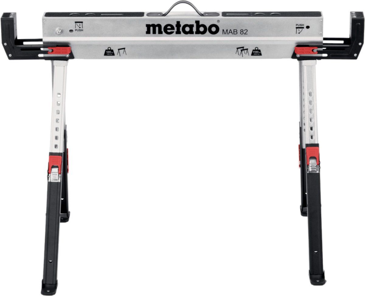 Metabo MAB 82 stalen schragen set - 626990000 - draagvermogen 1180kg per paar