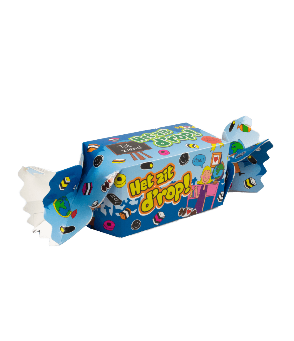 Geschenkdoosje Het Zit D'Rop 26cm