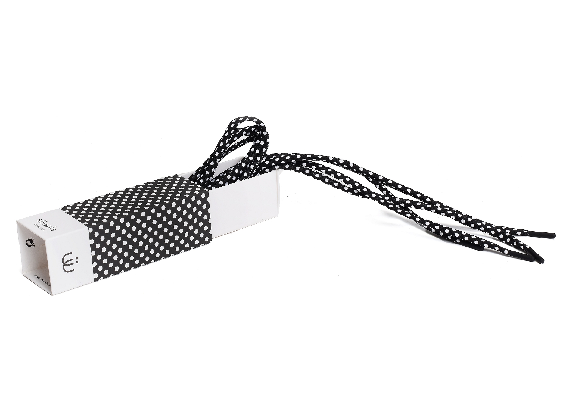 Lacets jazz noir blanc