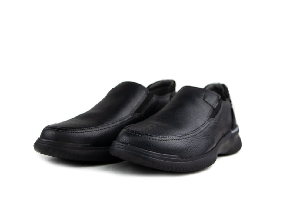 Clarks Instappers Donaway Step Zwart