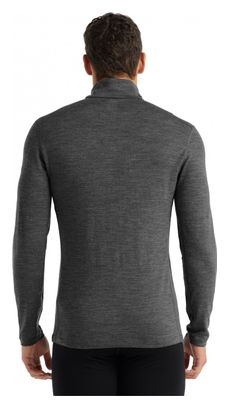 Maillot Manches Longues Icebreaker Mérinos 260 Tech Half Zip Gris