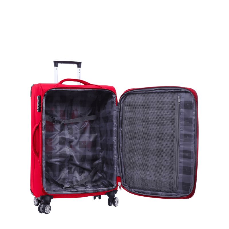 Valise souple 87303 extensible 67 cm Red