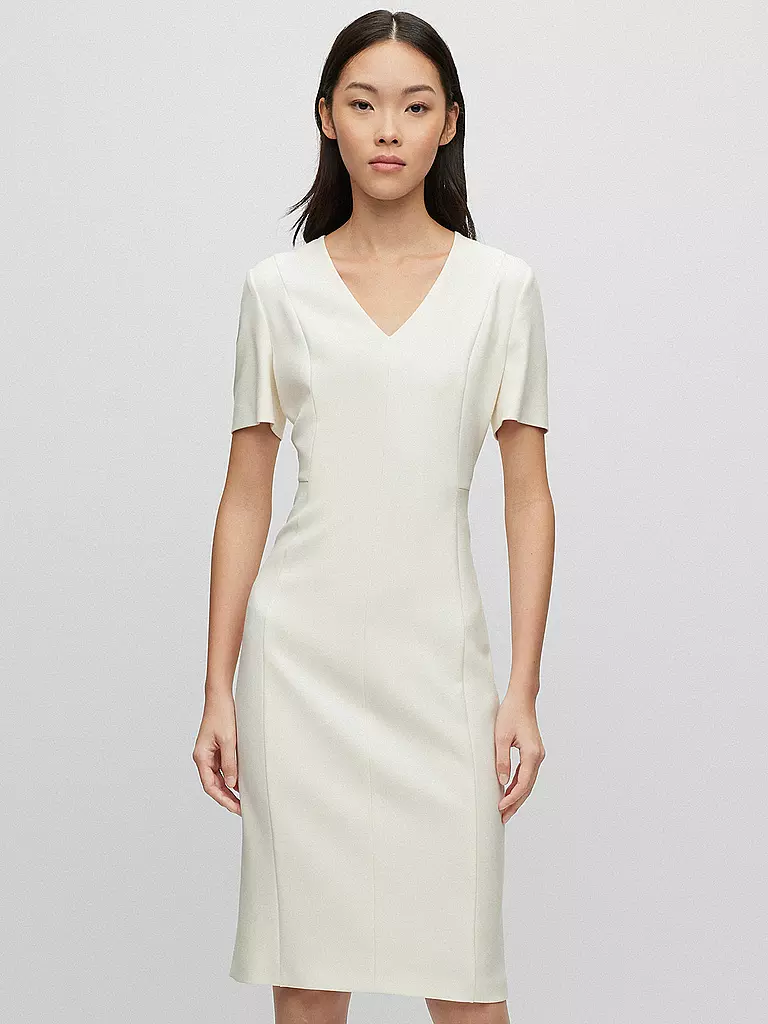 BOSS Businesskleid DAMAISA weiss