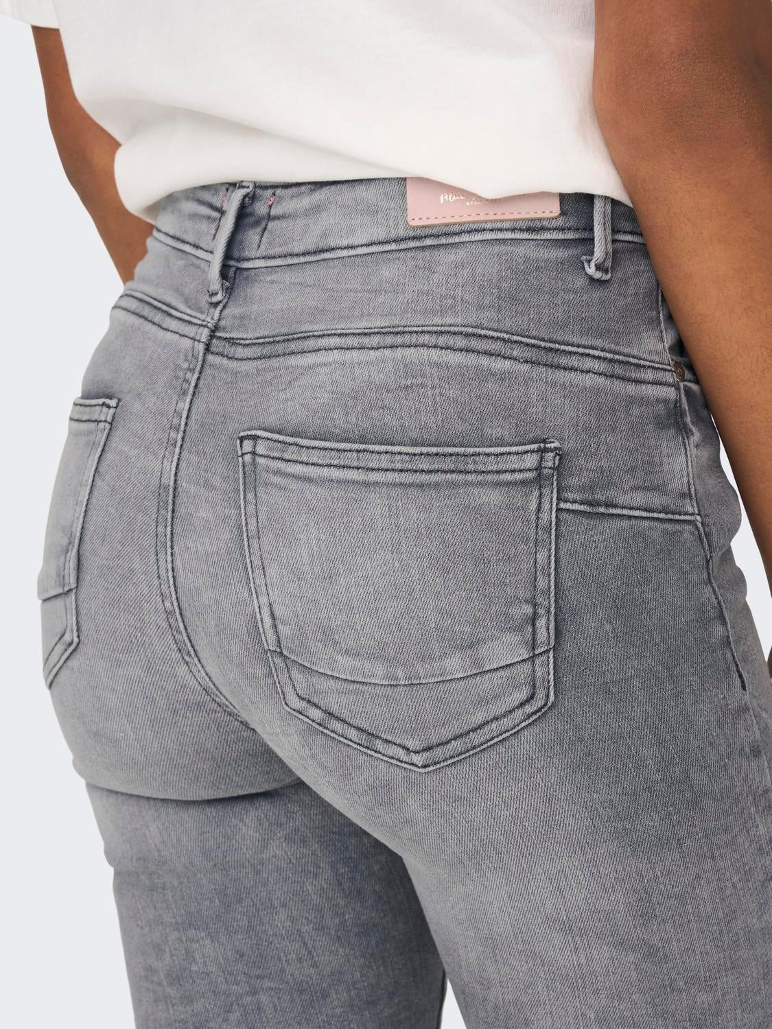 ONLPOWER Mittlere Taille Skinny Fit Jeans Grey Denim