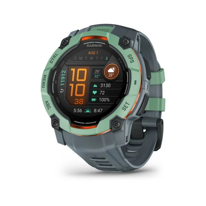 Garmin Unisex Ure Instinct 3 - 50 mm AMOLED Grøn