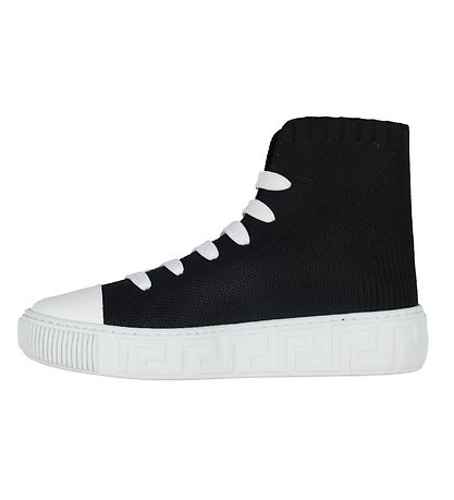 Versace Støvler - La Greca Hightop - Sort m. Logo