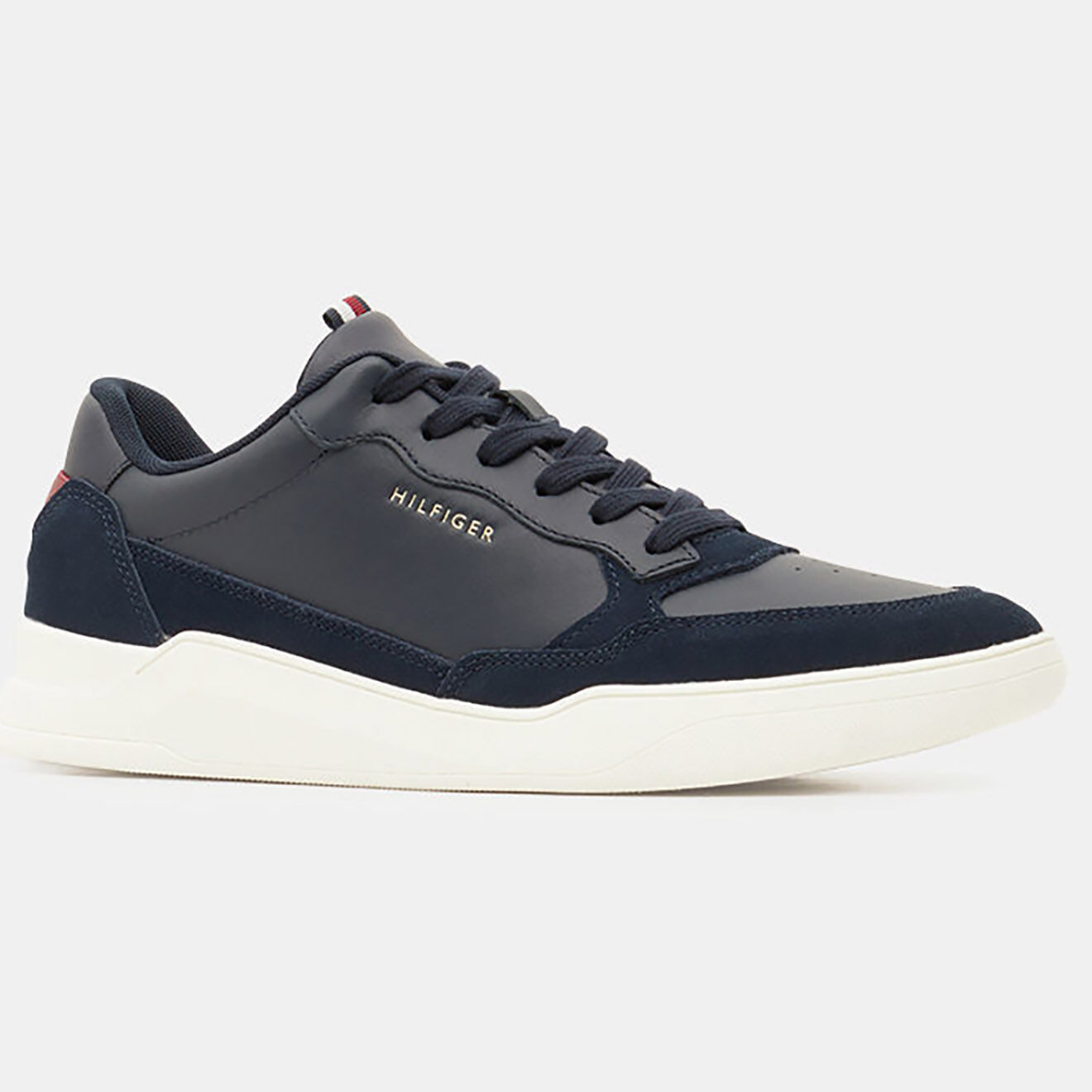 Tommy Hilfiger Baskets en Cuir Elevated Cups bleu marine