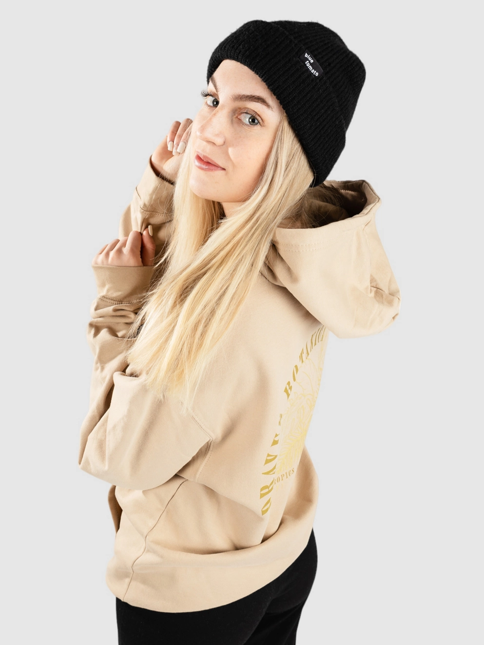 Dravus Tropics And Optics Hoodie sand