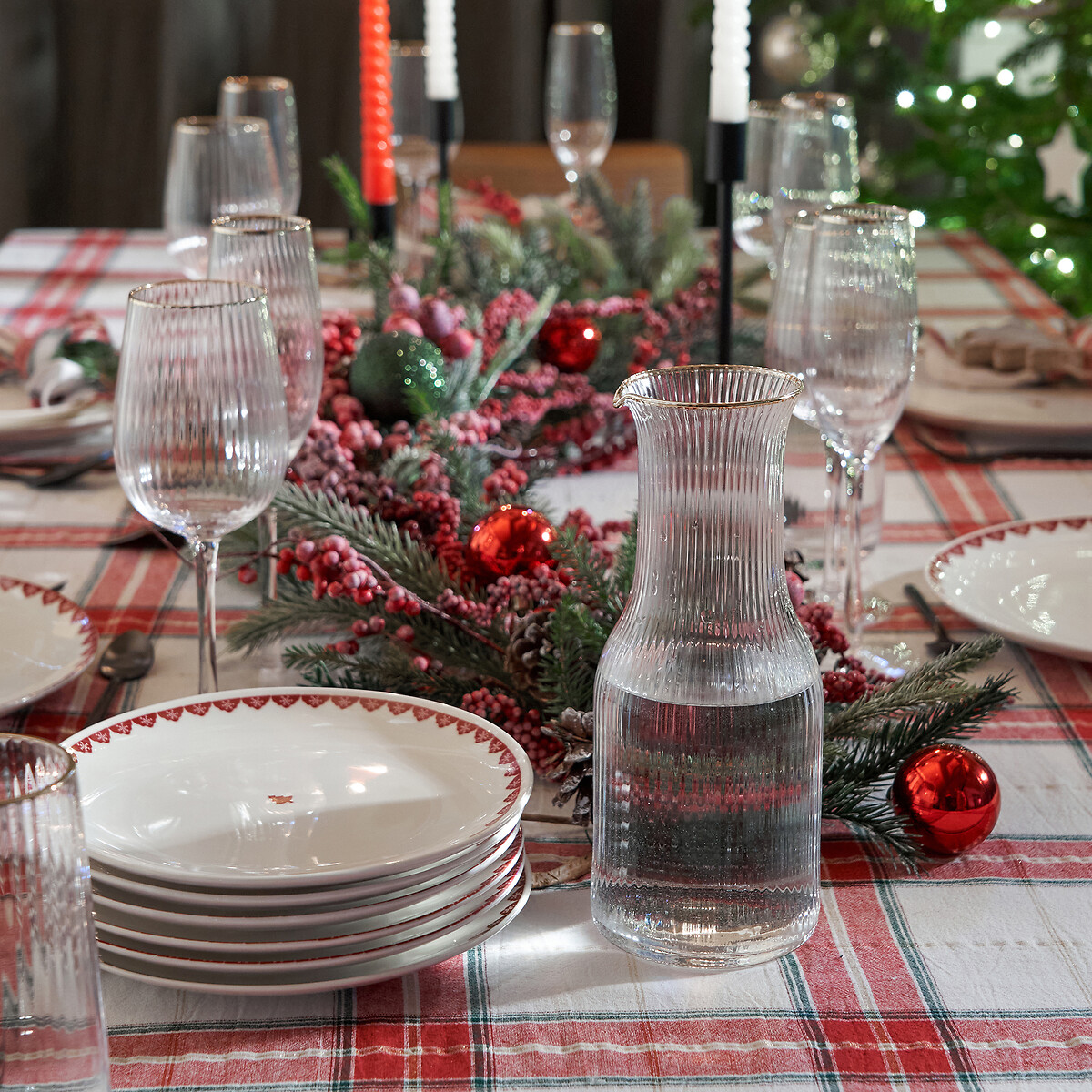LA REDOUTE INTERIEURS<br>Conjunto de 4 taças de vinho Lurik