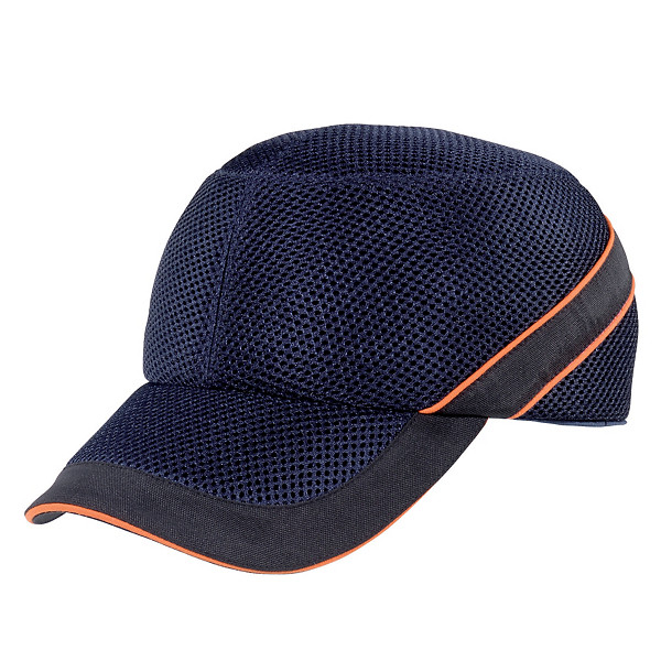 Casquette anti-heurt type base ball Aircoltan Delta Plus, marine et noir, taille unique réglable