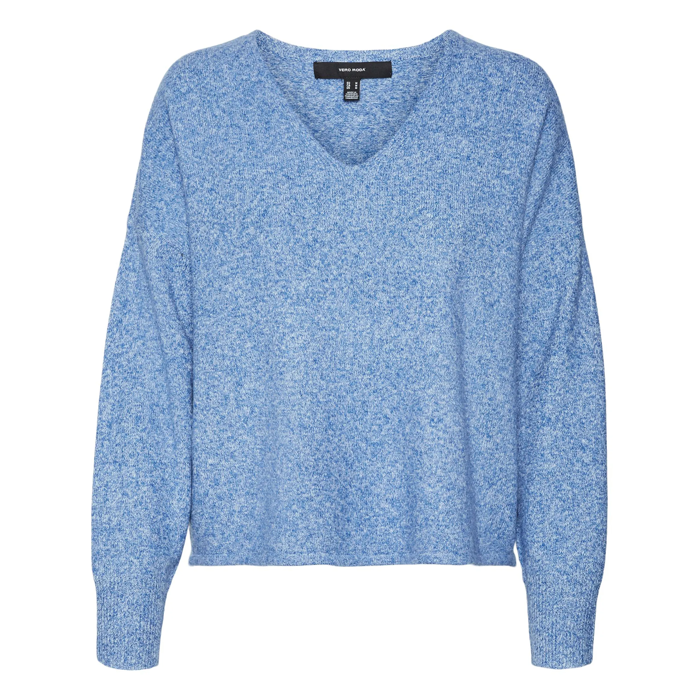 Vero Moda VMDOFFY LS V-NECK BLO Strickpullover