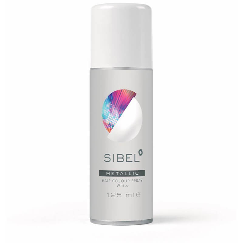 Bombe colorante Metallic blanche Sibel 125ML