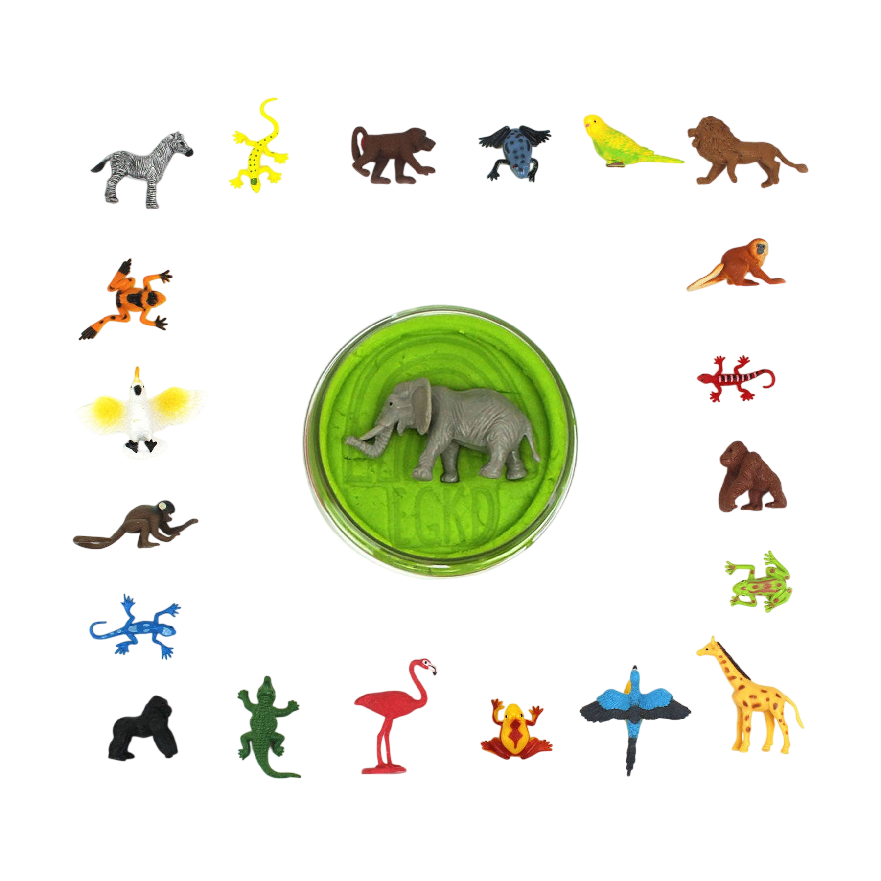 Knete Set Wildtiere Überraschungsset
