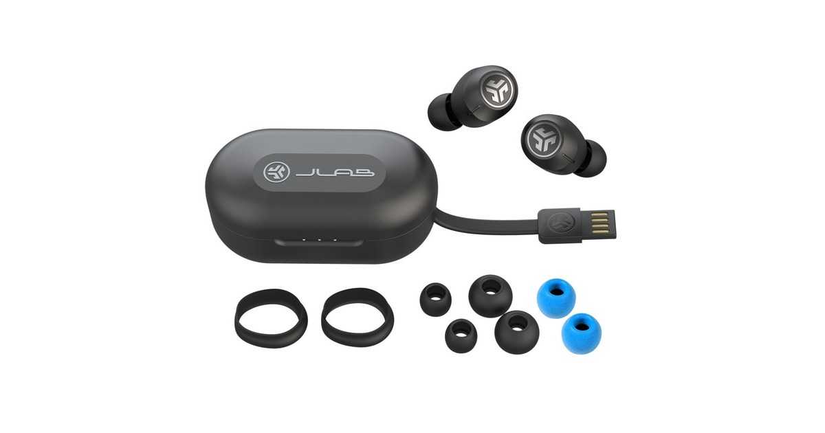 JLabJBuds Air ANC True Wireless Earbuds  headset  (Zwart, Bluetooth 5.2)