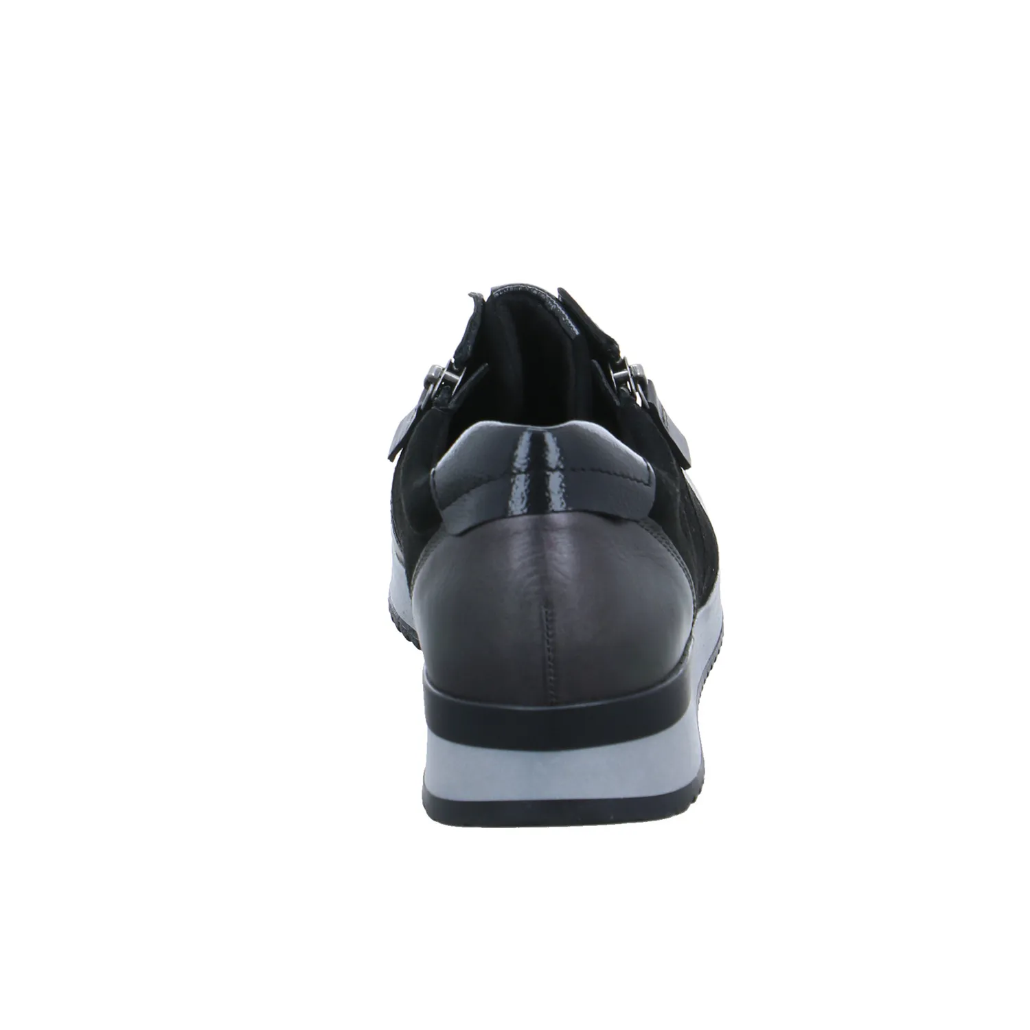 GABOR Sneaker Schwarz Leder  mit Wechselfussbett