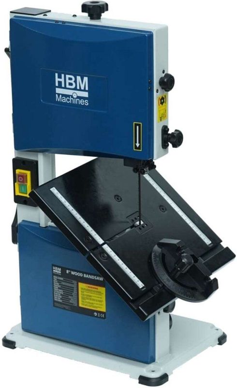 HBM - Houtbandzaagmachine - 300W - 85 mm Zaaghoogte - Precisiegeleiding