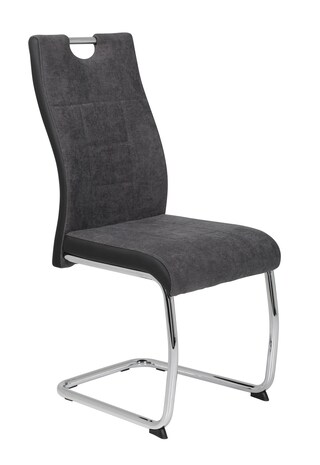 Esszimmerstuhl ALINA 2er Set anthrazit