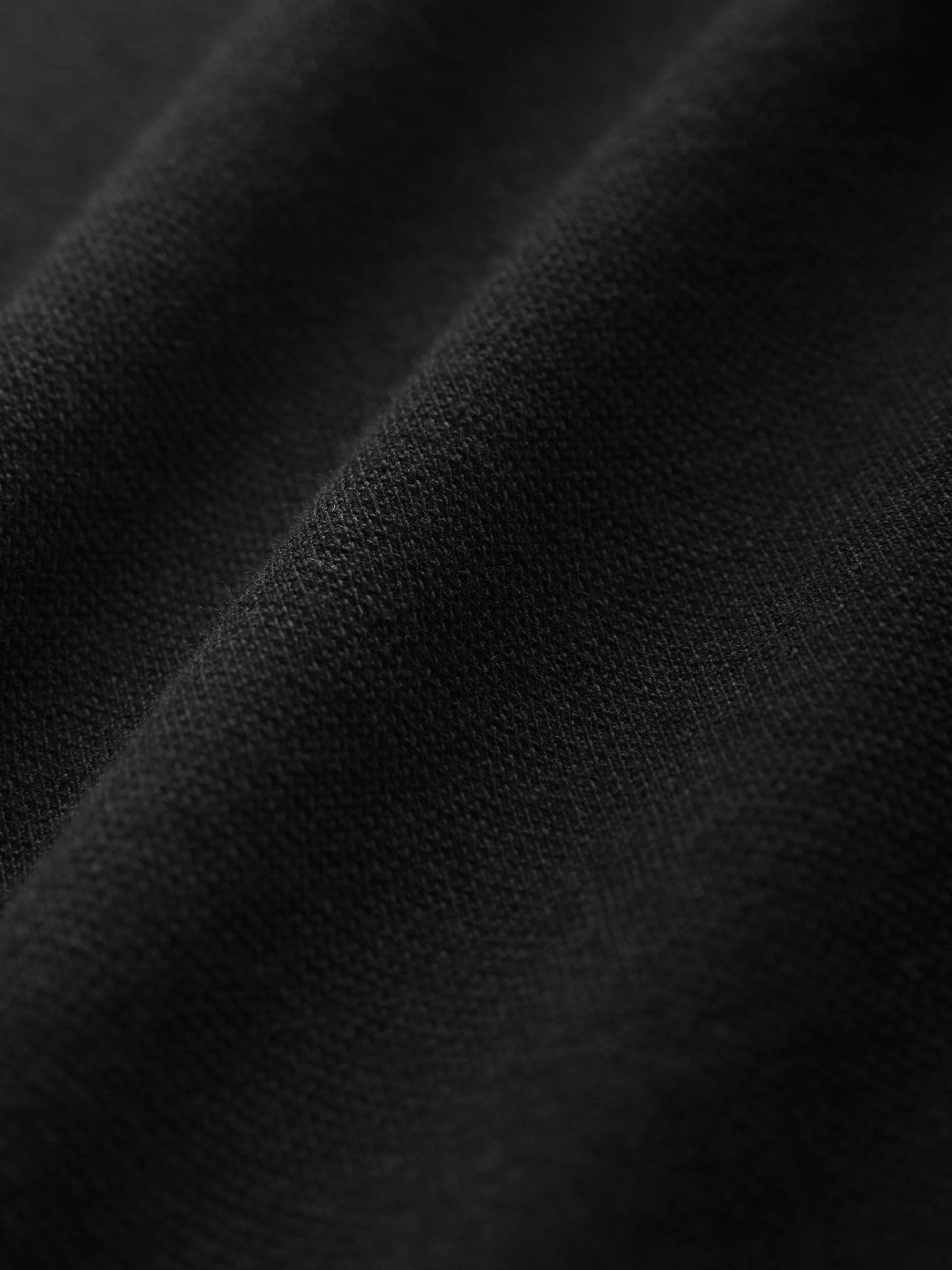 Zwart - BOSS Passerby Box Logo Long Sleeve Polo Shirt