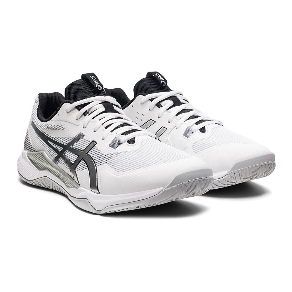 Asics GEL-TACTIC - Chaussures volleyball Homme white/pure silver