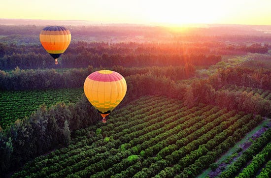 Romantische Ballonfahrt in Ulm