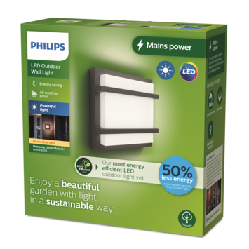 Philips buitenlamp Petronia antraciet LED 3,8W 800 lm