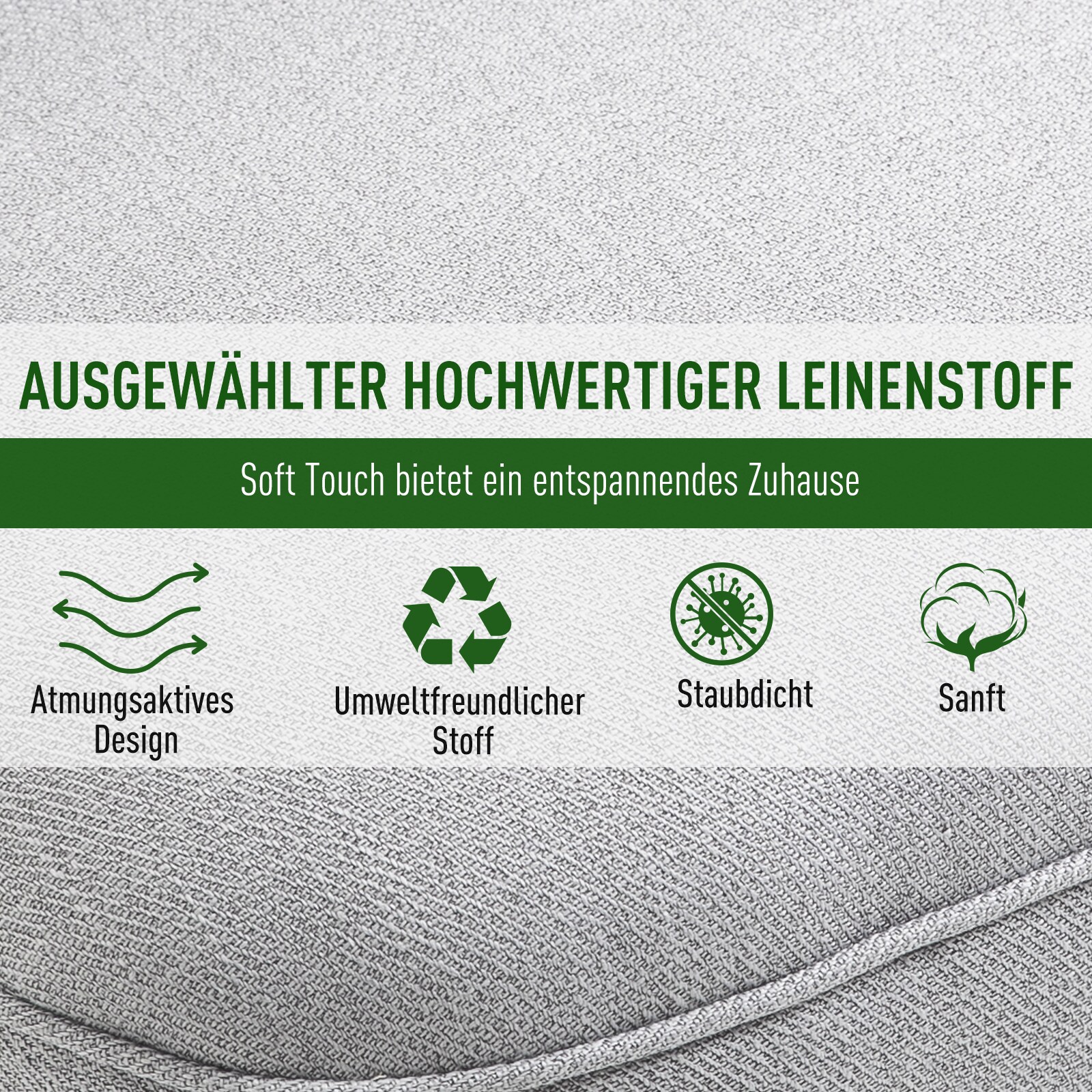 HOMCOM Relaxsessel mit Rückenkissen 52,5 x 69 x 77 cm (BxTxH)