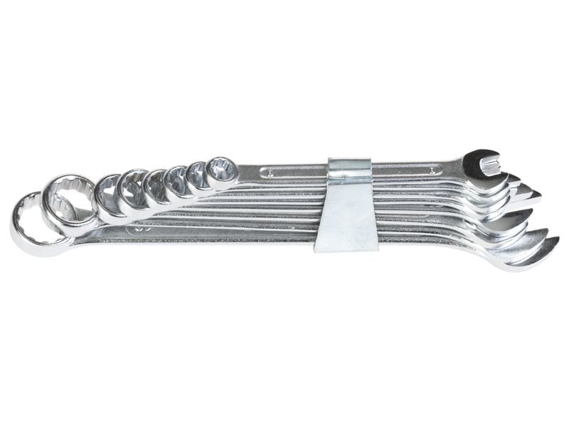 STRUCT Ringgabelschlüssel-Set 8-teilig Set mit 8 Schraubenschlüsseln 8 bis 19 mm