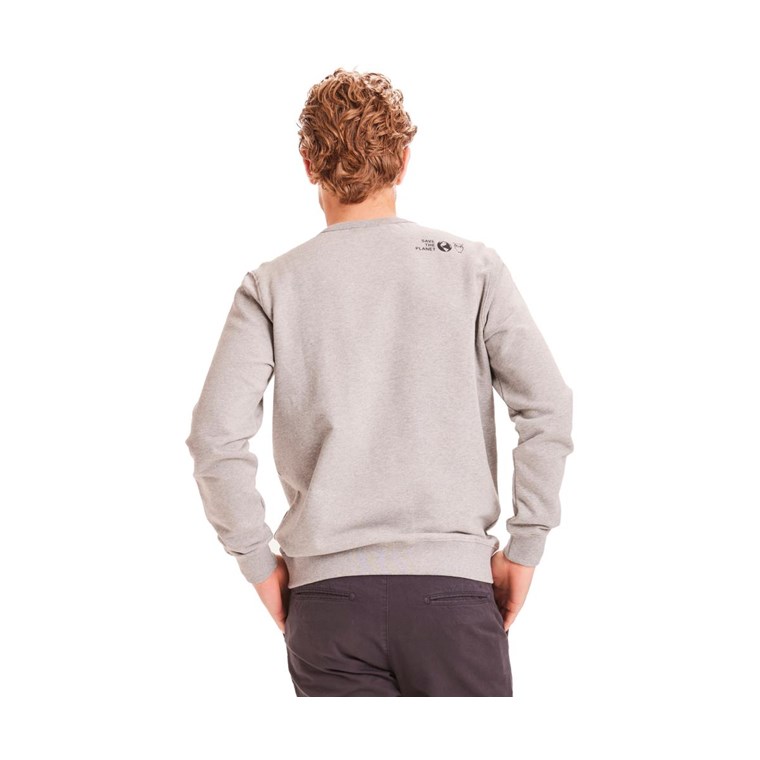 KnowledgeCotton Apparel Elm Save The Planet Sweater Men
