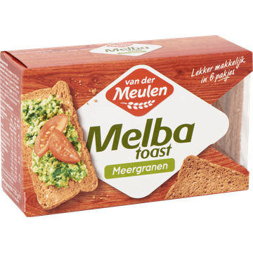 Van der Meulen Melba Toast Meergranen 120 g