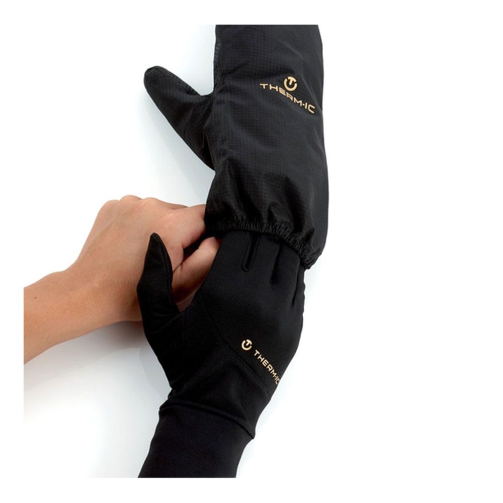 Therm-ic WEATHER SHIELD - Sur-gants black