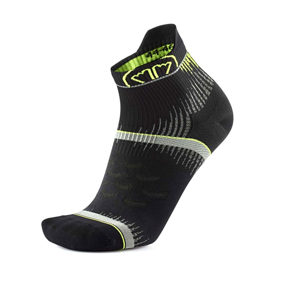 Sidas RUN ULTRA - Chaussettes noir/jaune